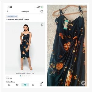 COPY - New with tags knit midi dress